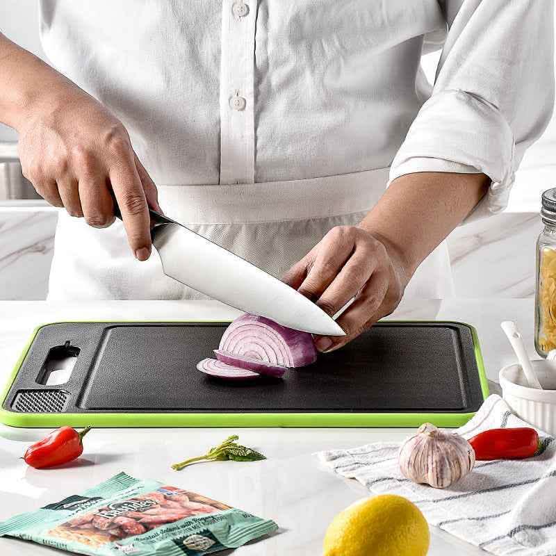Double-Side Cutting Board - Defrosting & Knife Sharpener - Vezir