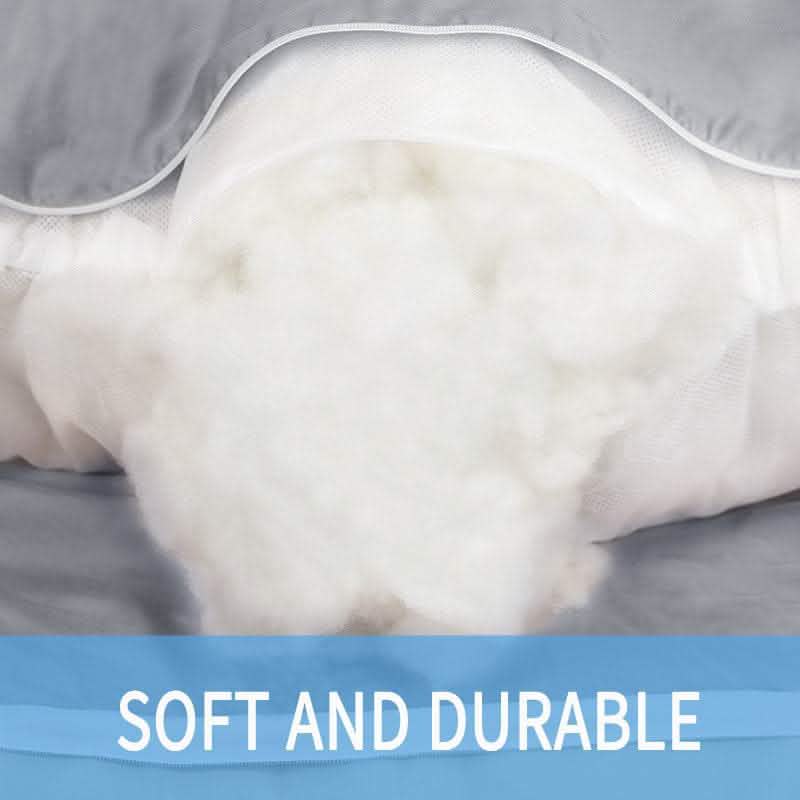 U-Shape Maternity Pillow - Summer Ice Silk Pregnancy Support - Vezir