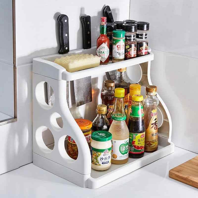 Multi-Layer Kitchen Storage Shelf - Supplies Organizer Rack - Vezir