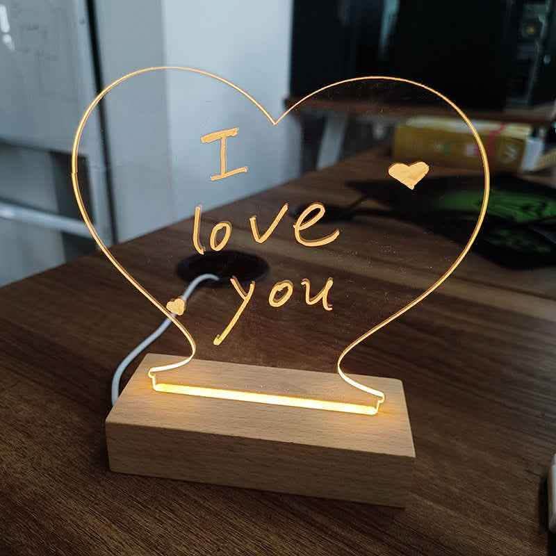 Creative LED Note Board - USB Message Board Holiday Light - Vezir