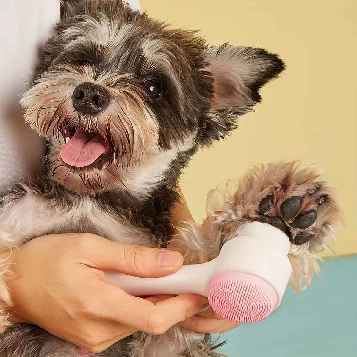 Elite Silicone Pet Paw Cleaner - Dual-Sided Tool - Vezir