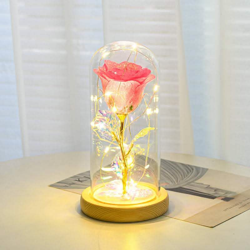 Eternal Rose LED Light - Valentine's Day Glass Cover Gift - Vezir