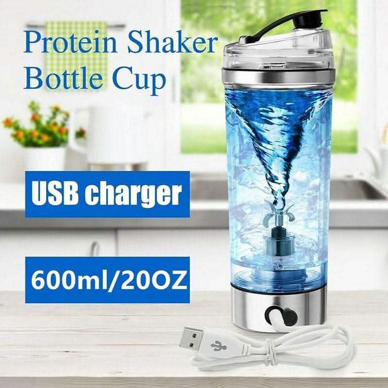 Electric Protein Shake Stirrer - USB Rechargeable Blender Cup - Vezir