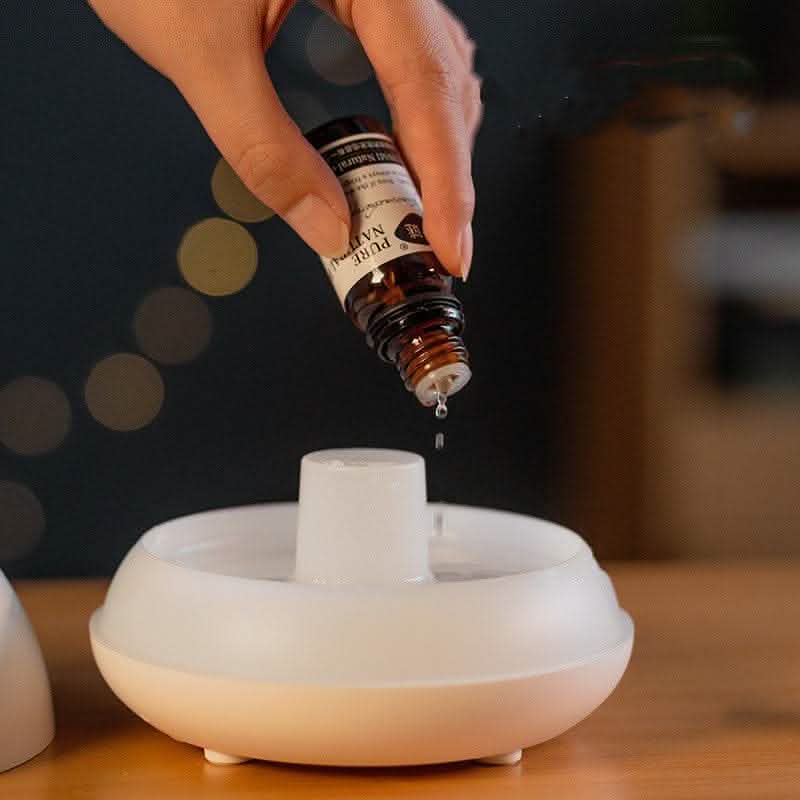 Flame Humidifier Diffuser - 7 Colors LED Aromatherapy 130ML - Vezir
