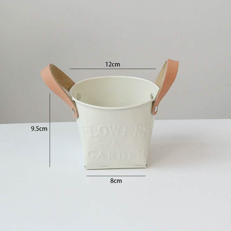 Metal Letter Pots - Home Garden Decorative Planters - Vezir