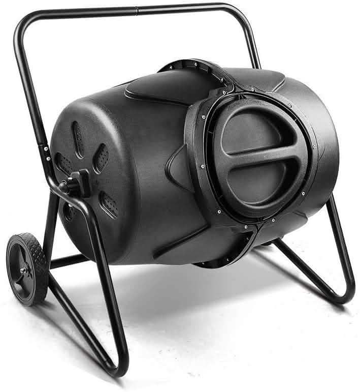Rotary Compost Tumbler - Easy Turn Garden Composter - Vezir