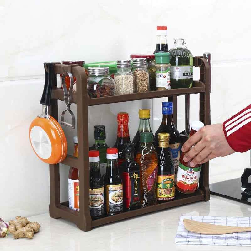 Multi-Layer Kitchen Storage Shelf - Supplies Organizer Rack - Vezir