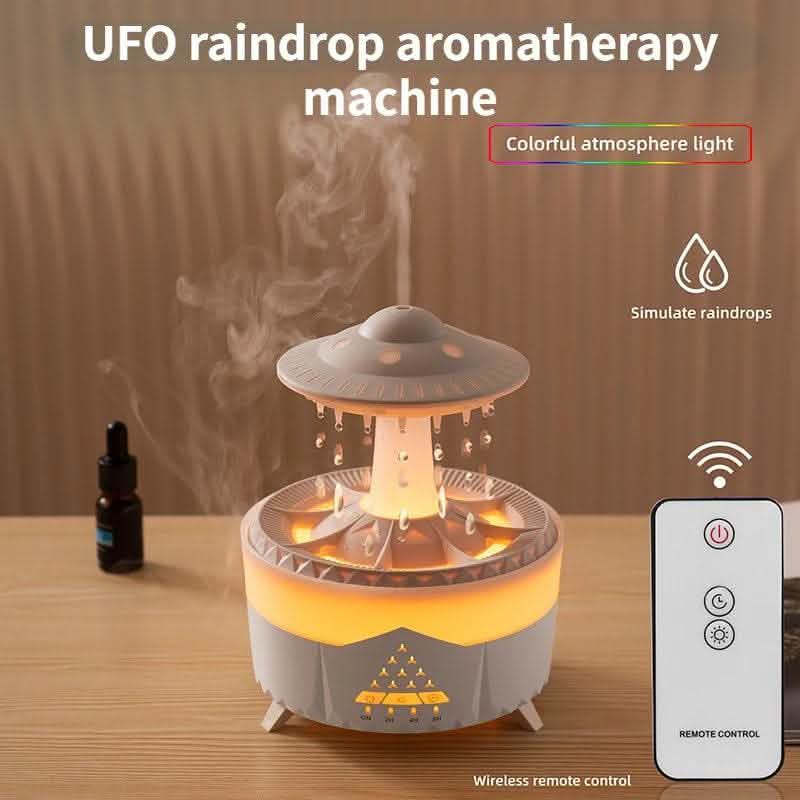 UFO Raindrop Humidifier - USB Aromatherapy Air Diffuser - Vezir