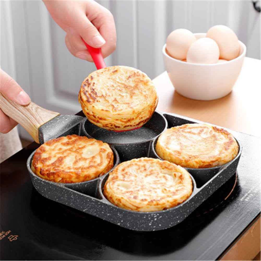 4-Hole Breakfast Pan - Multi-Function Non-Stick Egg Maker - Vezir