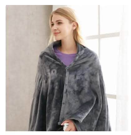 USB Heated Blanket - Winter Flannel Electric Warm Shawl - Vezir