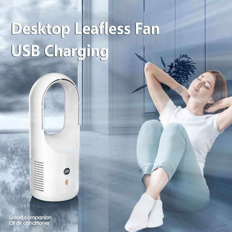 Elite Bladeless Fan Cooler - USB Rechargeable Silent 360° System - Vezir