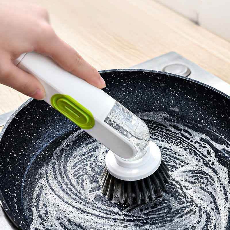 Elite Multi-Function Cleaning Brush - Liquid Dispenser System - Vezir