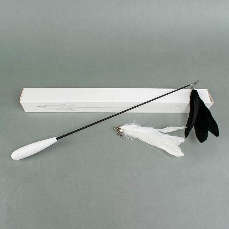 Telescopic Cat Fishing Rod - Interactive Bell Toy Removable Pen - Vezir