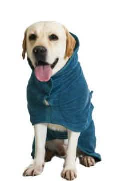 Absorbent Pet Bathrobe - Microfiber Waist-Wrapped Dog Towel - Vezir
