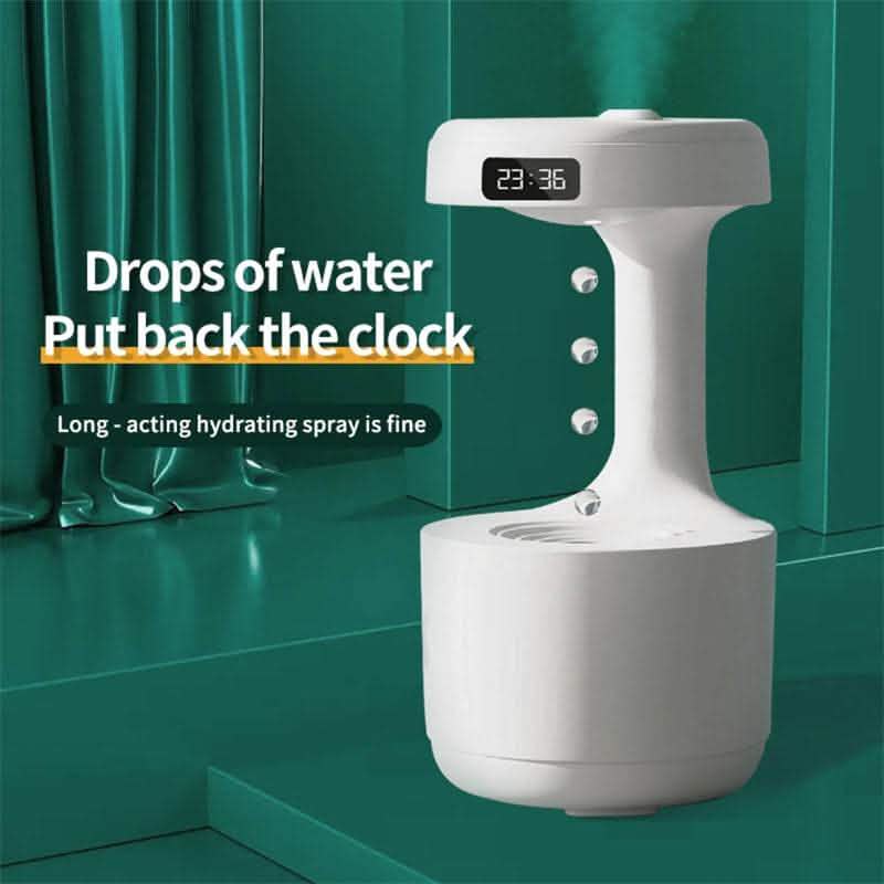 Anti-Gravity Humidifier - Bedroom Clock Water Drop Diffuser - Vezir