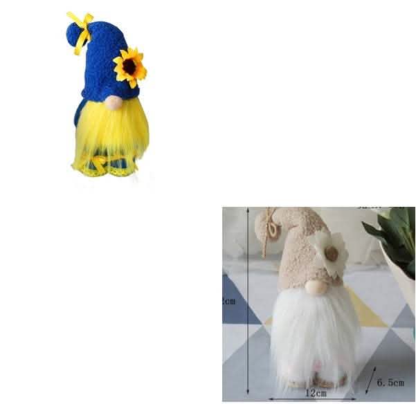 Bee Festival Butterfly Faceless Doll - Long Legs Flower Decoration - Vezir