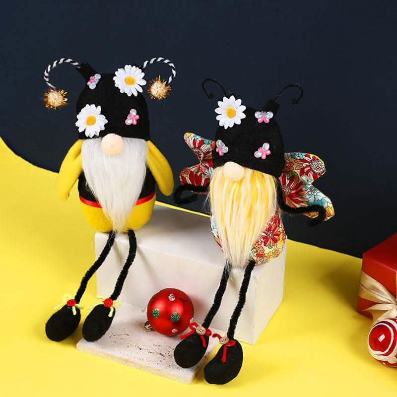Bee Festival Butterfly Faceless Doll - Long Legs Flower Decoration - Vezir