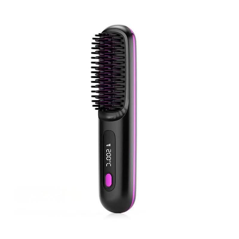 2-in-1 Wireless Hair Straightener - USB Charging Hot Curler - Vezir