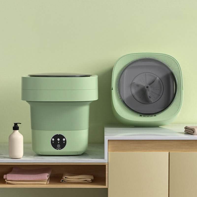 Mini Foldable Washing Machine - Portable Spin Dry Laundry - Vezir
