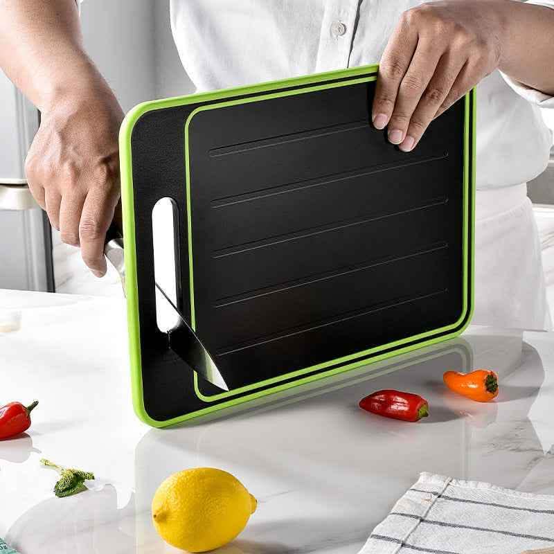 Double-Side Cutting Board - Defrosting & Knife Sharpener - Vezir