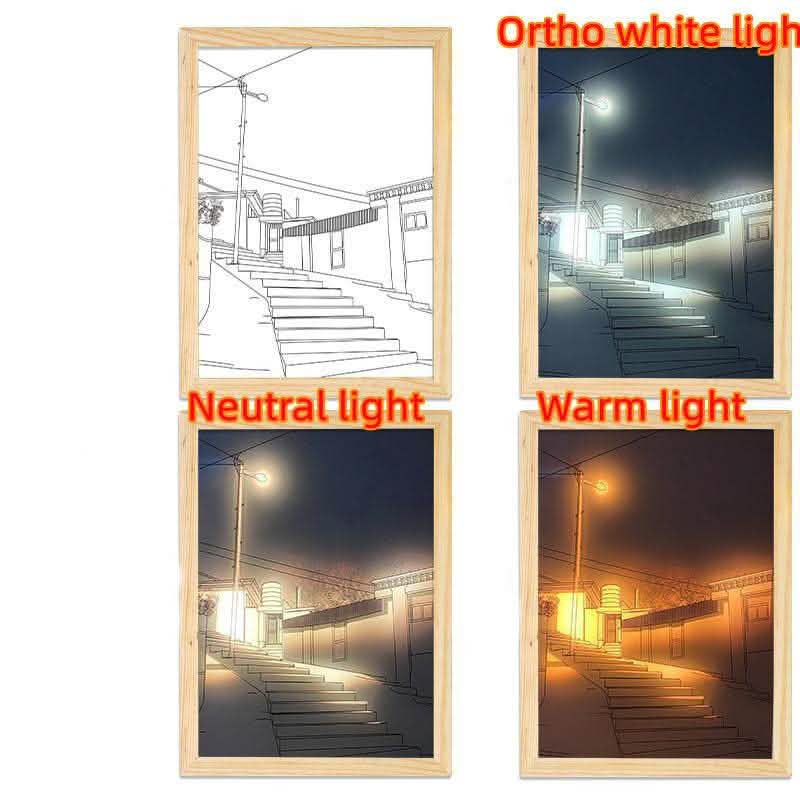Illuminated LED Picture Light - Sunshine Simulation Night Lamp - Vezir