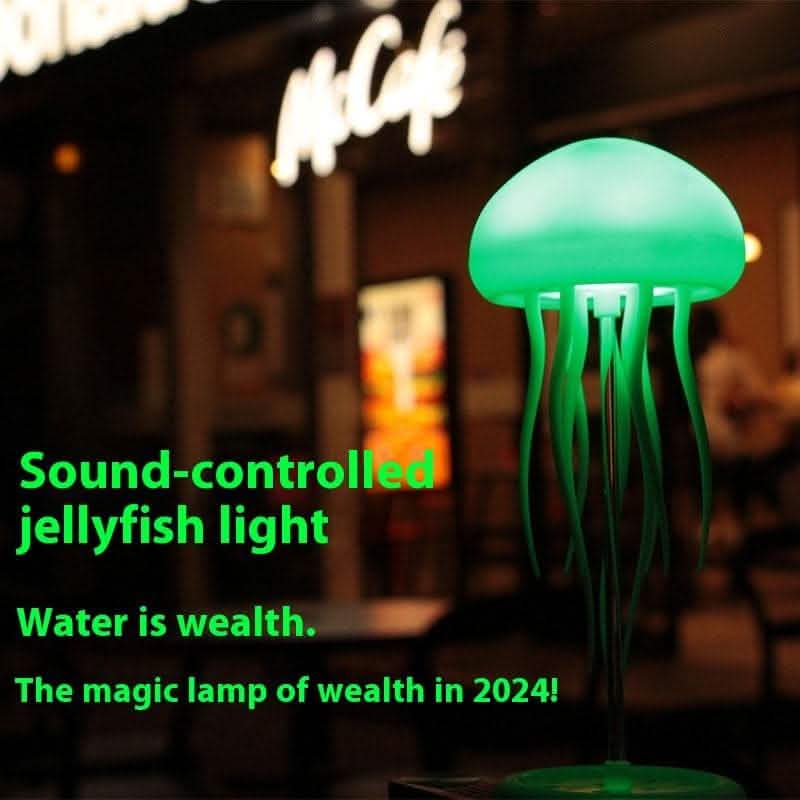 LED Jellyfish Mood Lamp - Portable Night Light Table Decor - Vezir