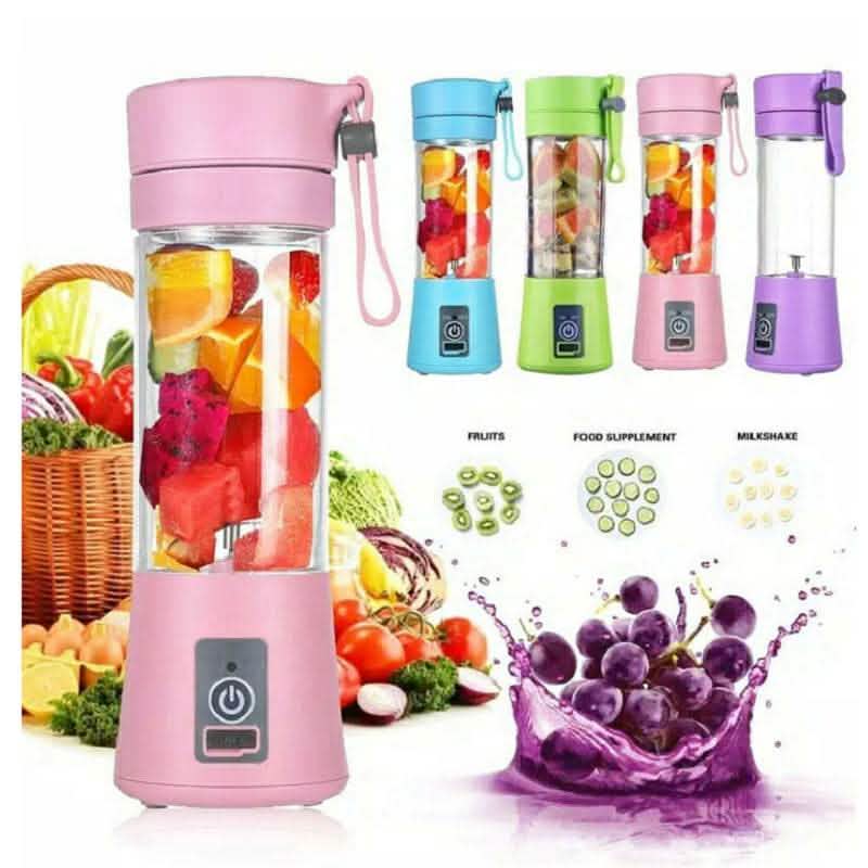 Portable USB Blender - Rechargeable Mini Kitchen Fruit Juicer - Vezir