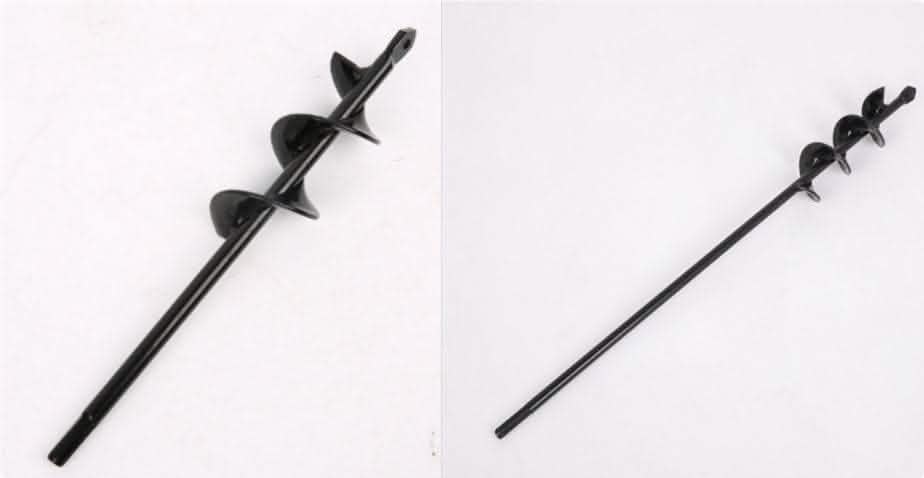 Rechargeable Garden Auger Drill Bit - Twist Pit Digging Tool - Vezir