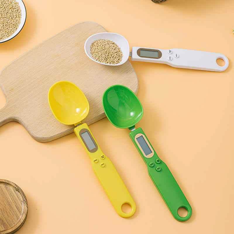 Digital Kitchen Scale Spoon - LCD Display Measuring Tool - Vezir