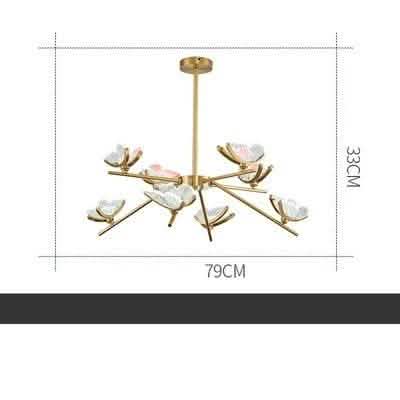 Luxury All-Copper Chandelier - Modern Living Room Statement - Vezir
