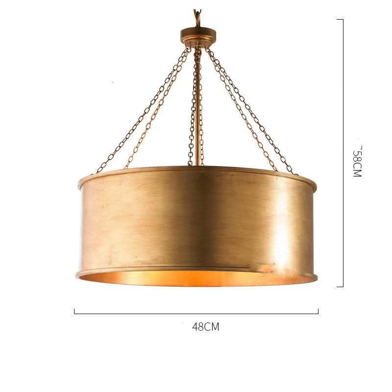 Antique Iron Chandelier - Rustic Farmhouse Lighting - Vezir