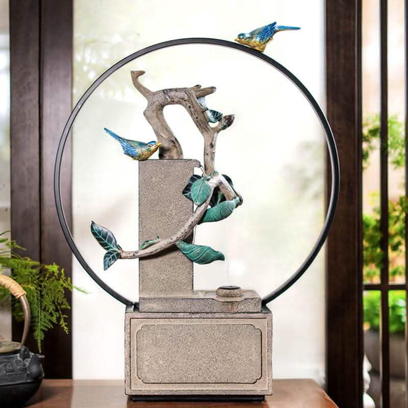 Indoor Rockery Water Fountain - Creative Living Room Decor - Vezir