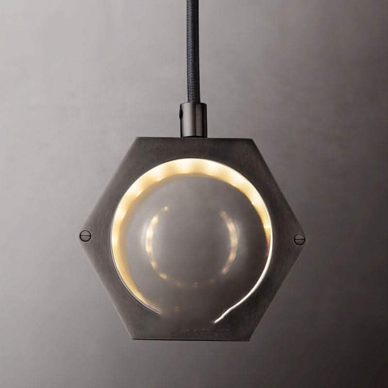 Copper Crystal Chandelier - Luxury Bedside Table Lamp - Vezir