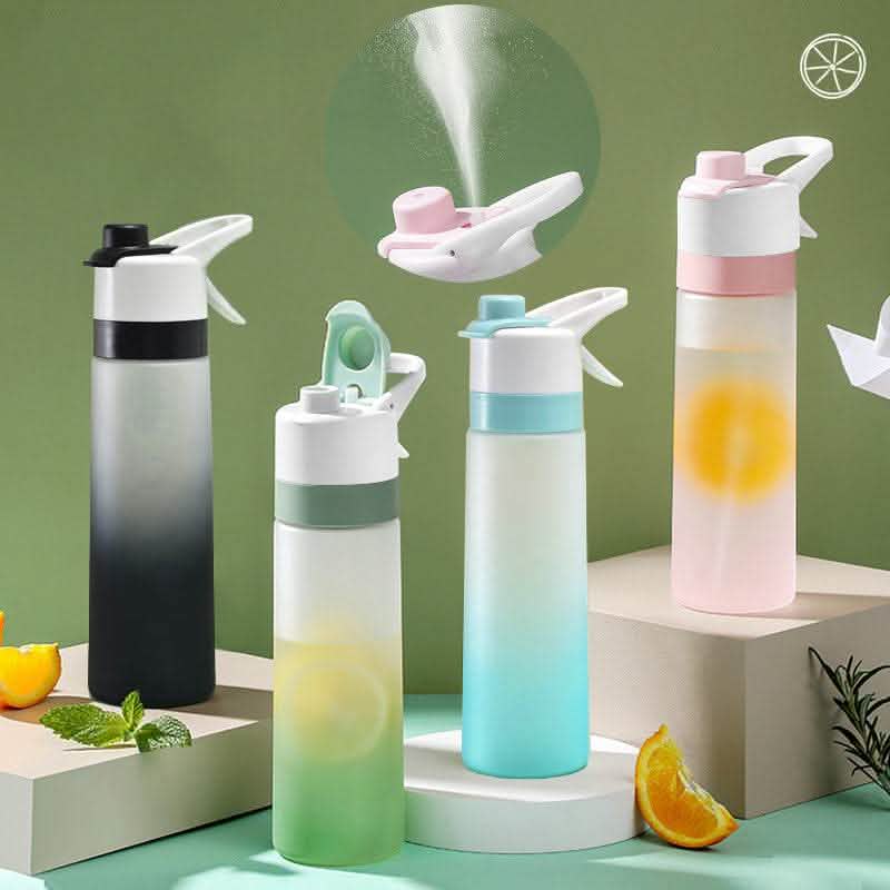 Spray Water Bottle - Large Capacity Outdoor Sports Fitness Cup - Vezir