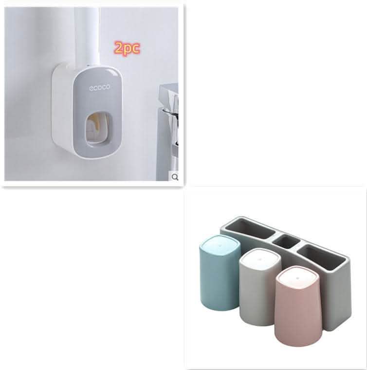 Automatic Toothpaste Dispenser - Wall Mount Bathroom Set - Vezir