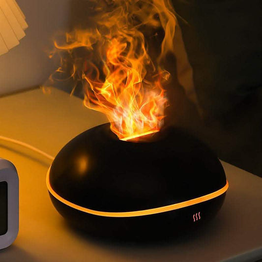 Car Aroma Diffuser - Colorful Flame Simulation Atomizer - Vezir