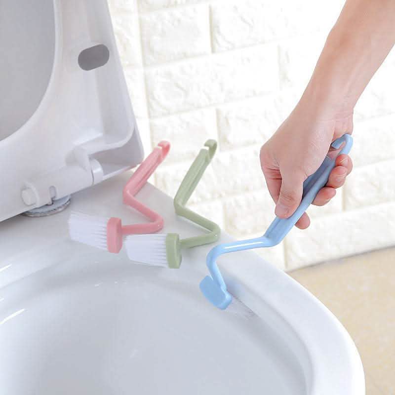 Curved Toilet Brush - Long Handle Gap Cleaning Tool - Vezir