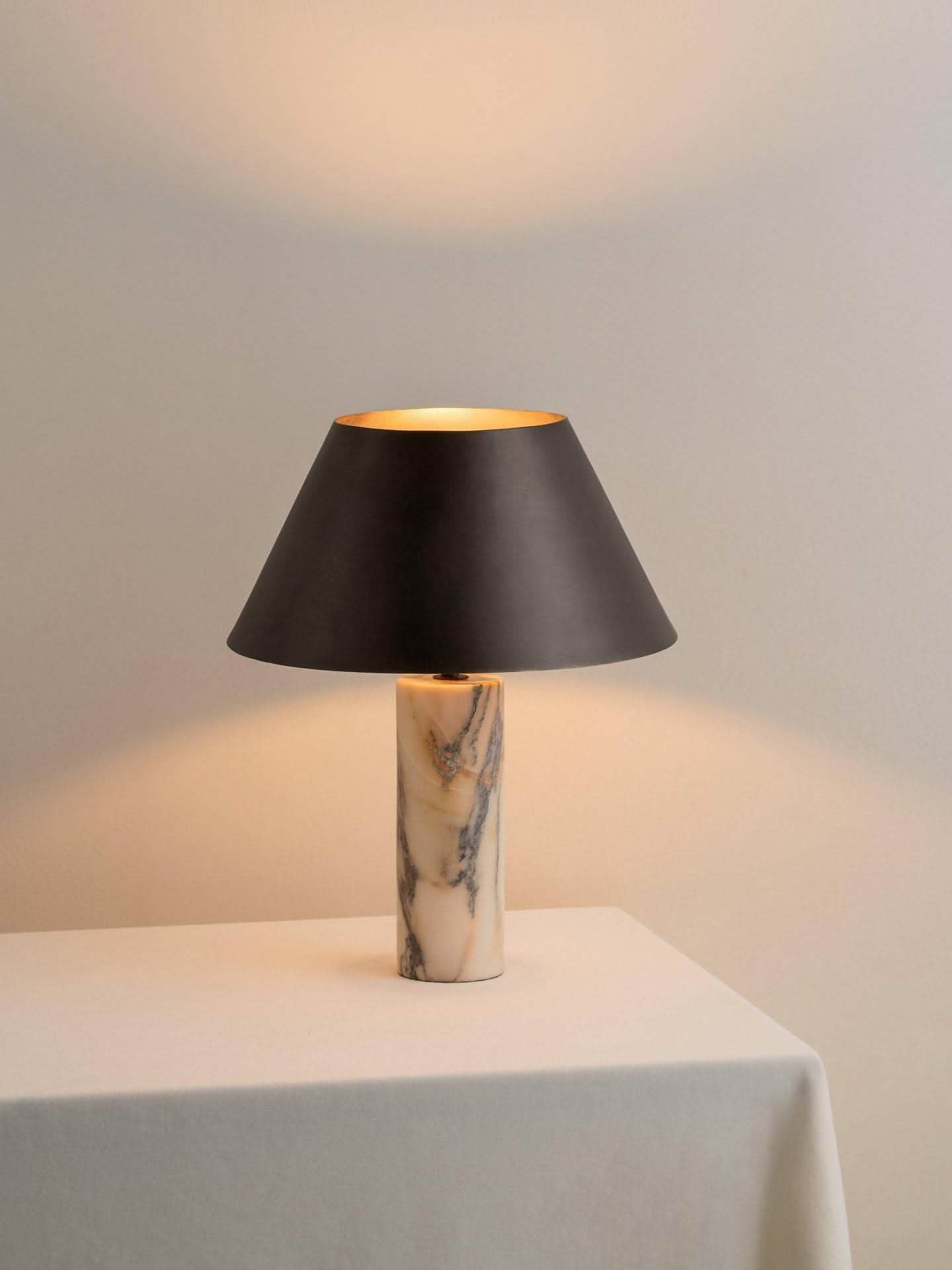 Designer Marble Table Lamp - Luxury Home Decoration - Vezir