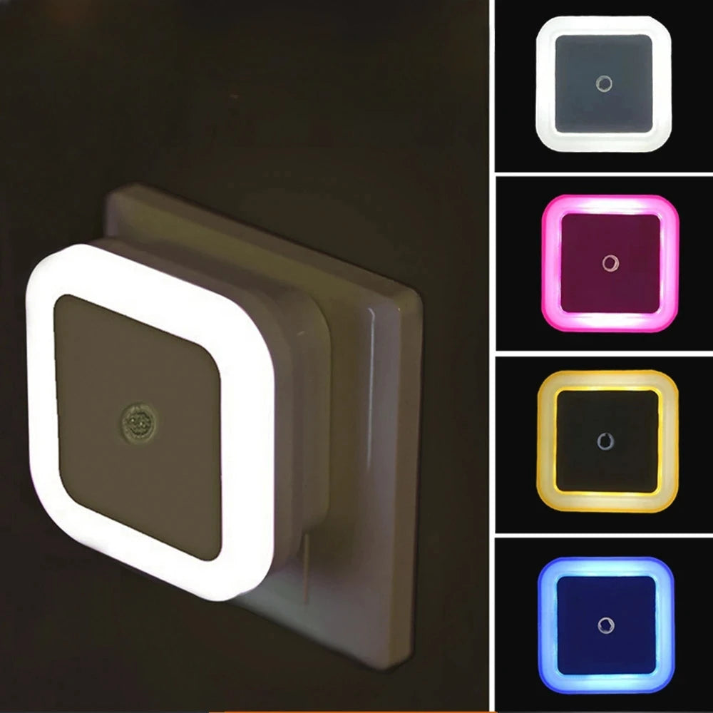 1/2PCS Wireless Night Light LED Motion Sensor Light Night Lamp Children Bedroom Bedside Table Cabinet Lighting EU/US Plug Lamps