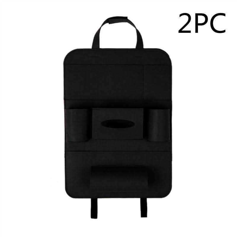 Car Backseat Organizer - Wool Felt Multi-Pocket Storage Bag - Vezir