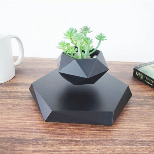 Magnetic Levitating Planter - Floating Bonsai Air Plant Pot - Vezir