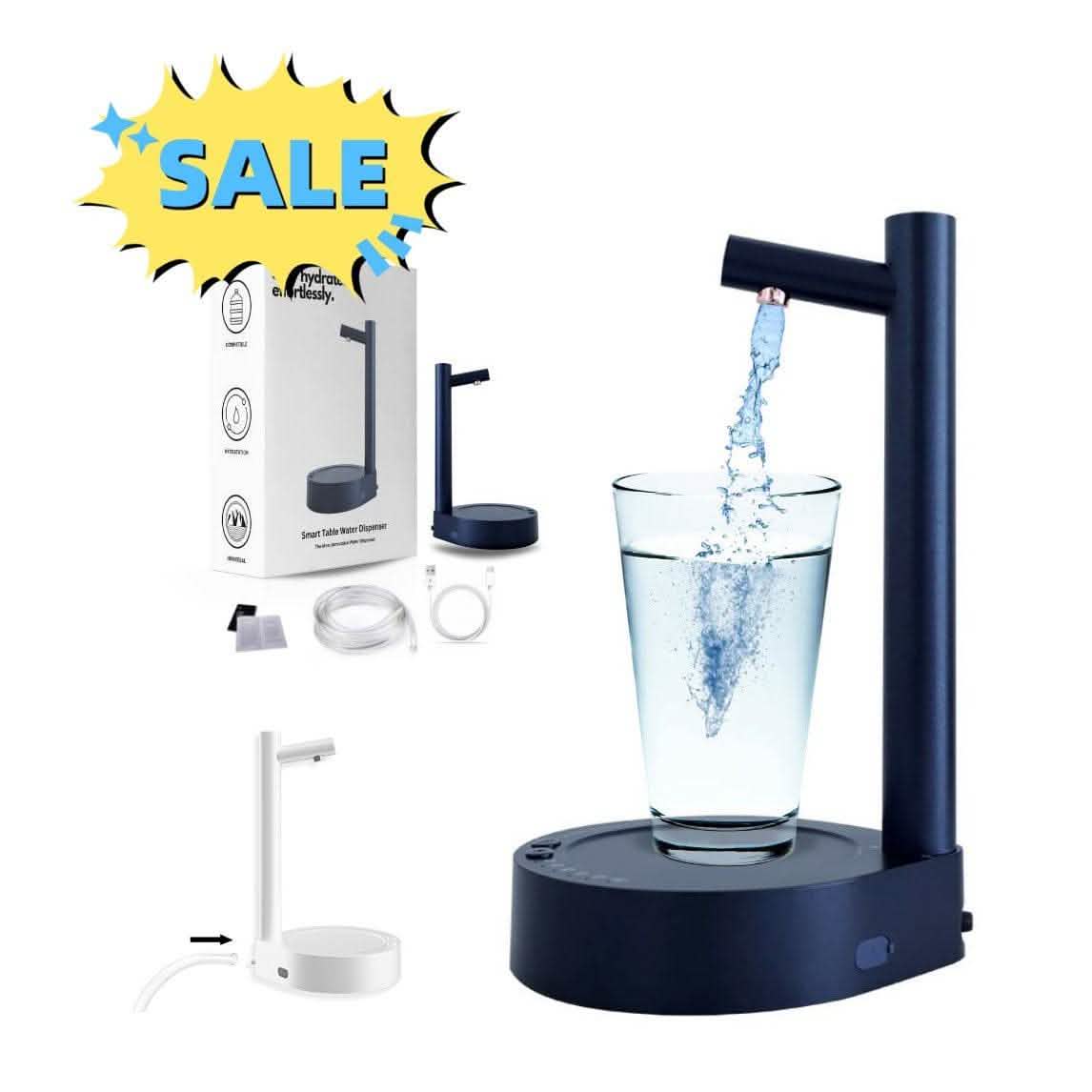Electric Water Dispenser - Automatic Gallon Bottle Pump - Vezir