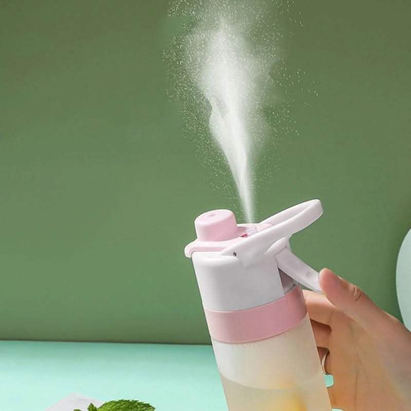 Spray Water Bottle - Large Capacity Outdoor Sports Fitness Cup - Vezir