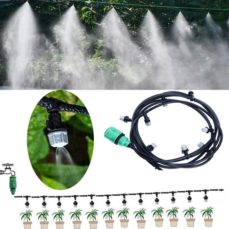 Garden Irrigation Hose - Water Mist Greening System Package - Vezir