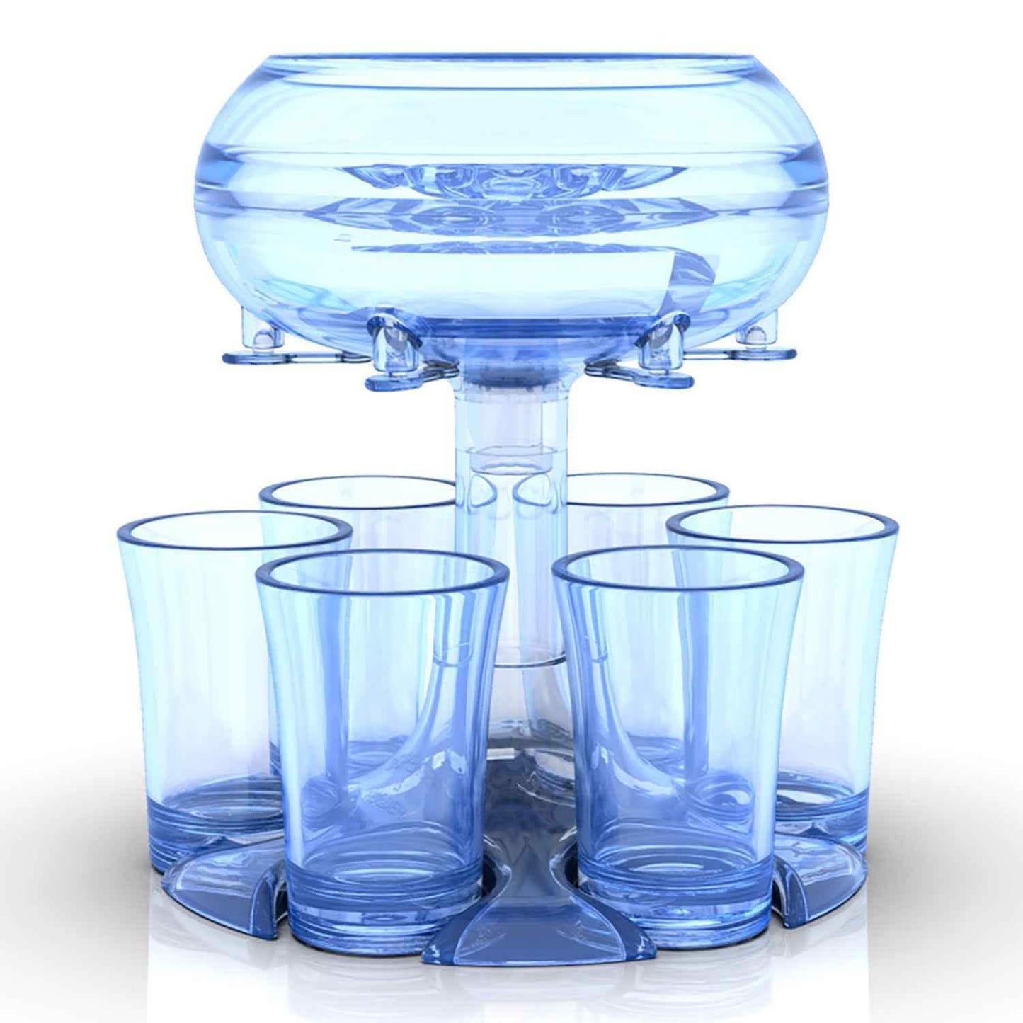 Elite 6-Shot Glass Dispenser - Professional Bar Party System - Vezir