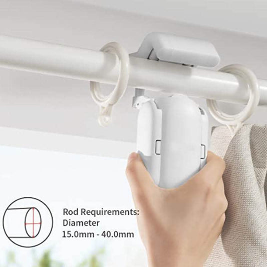 Smart Electric Curtain Robot - Automatic Roman Rod Track System - Vezir