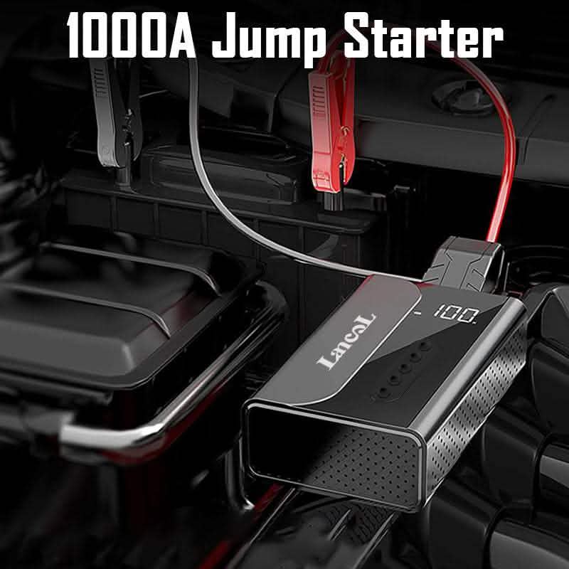 Car Emergency Jump Starter - 2-in-1 Power Bank & Battery Booster - Vezir