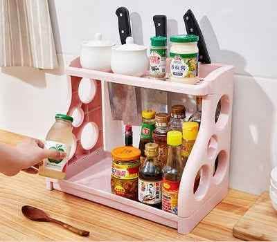 Multi-Layer Kitchen Storage Shelf - Supplies Organizer Rack - Vezir