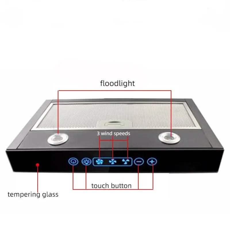 RV Mini Range Hood - Compact Kitchen Ventilation System - Vezir