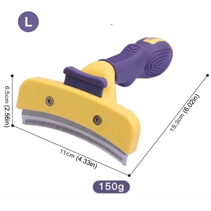 Dog Brush Grooming Accessories Cat Hair Care Supplies Pet Hair Remover Knotting Comb Large Dogs Animal Short Hair Dogs anti Lice L-100Mm